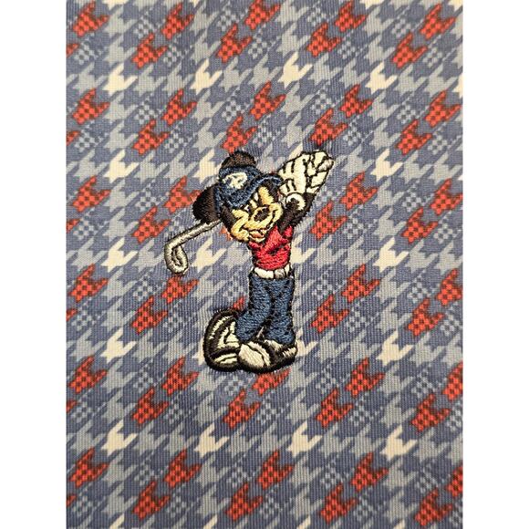 Cutter & Buck Disney Polo Shirt Mens 2XL Blue Performance Button Golf Mickey - Picture 6 of 8